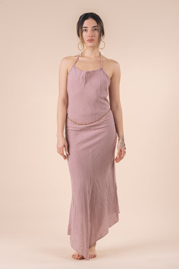 VENUS DRESS ANTIQUE PINK