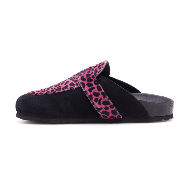 LONDON CLOG CAVALLINO+CAMOSCIO FUXIA