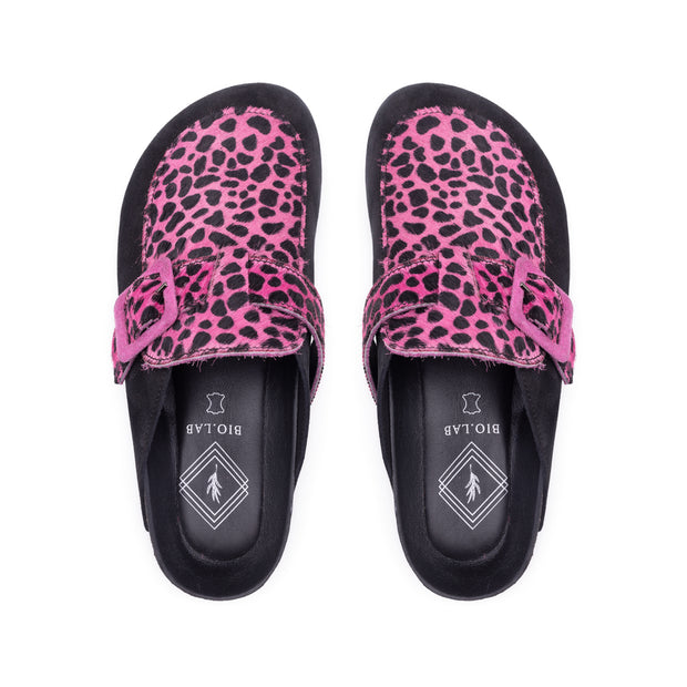 LONDON CLOG CAVALLINO+CAMOSCIO FUXIA